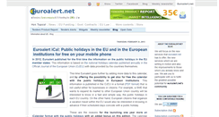 Desktop Screenshot of en.blog.euroalert.net